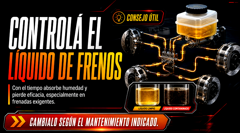 Consejo sobre el líquido de frenos